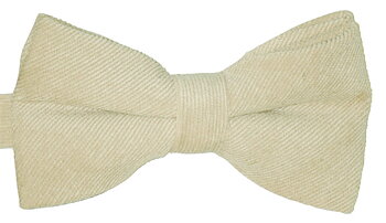 Fluga i sammet Beige