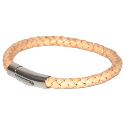 Läderarmband Jimi beige