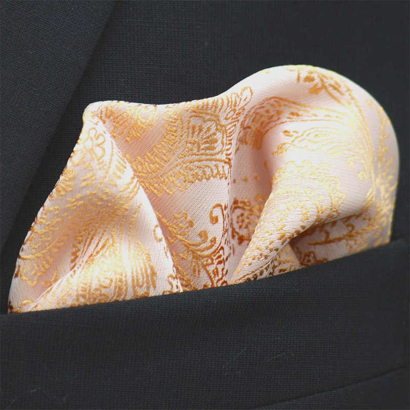 Väst+fluga Paisley Guld - 4