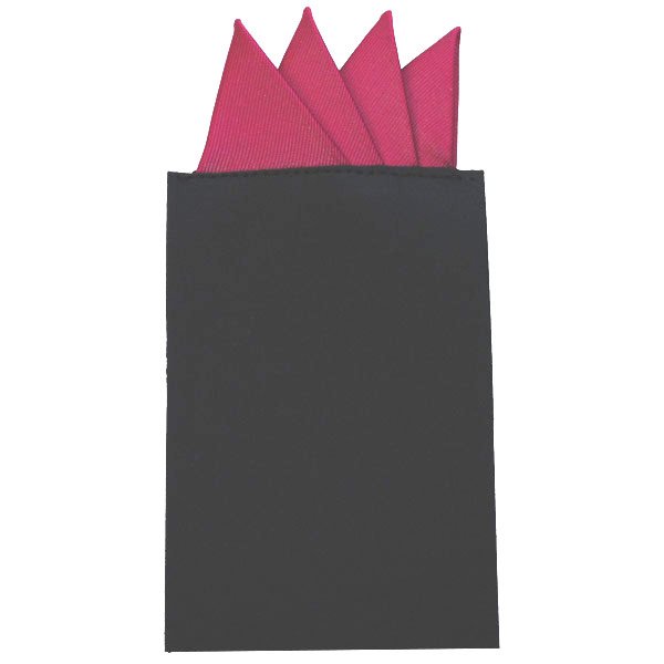 Färdigvikt bröstnäsduk Fyrspets FN059 Cerise - 2