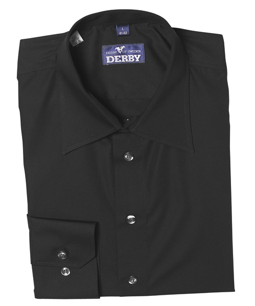 Skjorta DAVIS svart slim fit storl M - 2