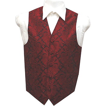 Väst Paisley Röd