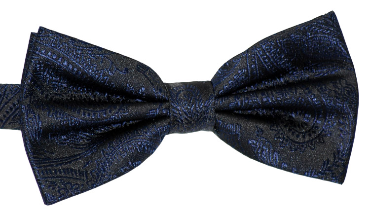 Väst+fluga Paisley Marin - 3