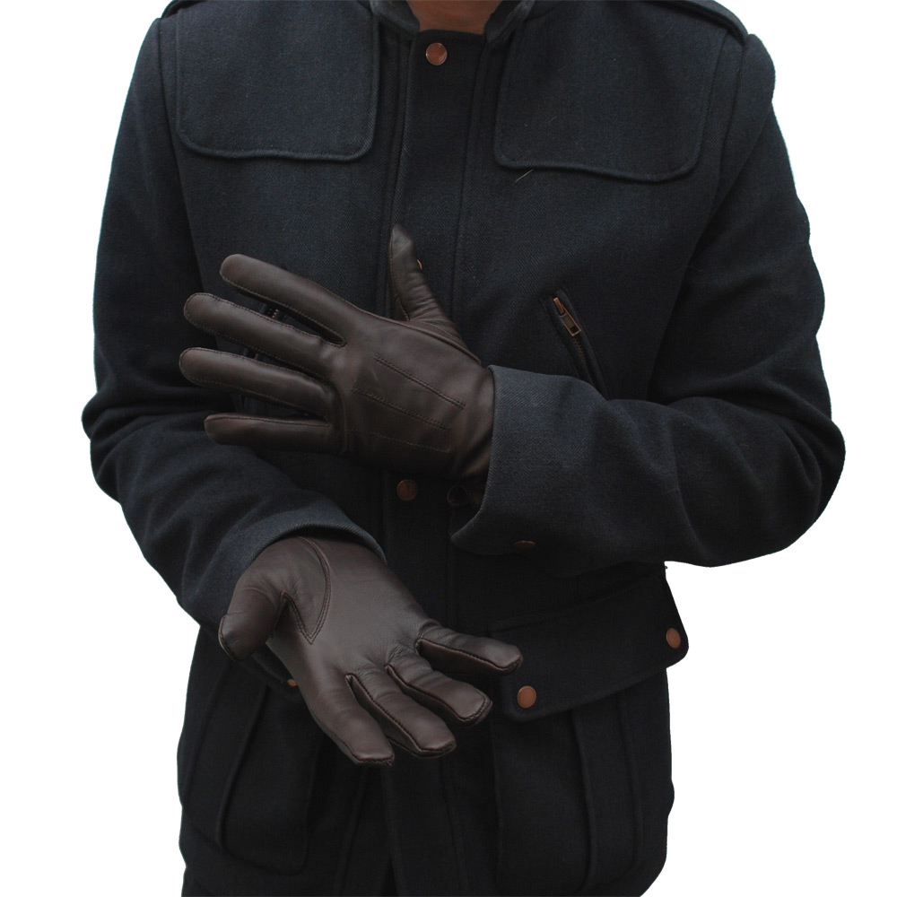 Skinnhandske Topeco Major brun - 2