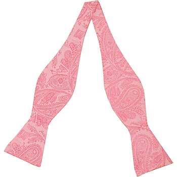 Oknuten fluga Paisley Rosa