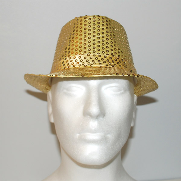 Hatt PALJETTER guld - 2