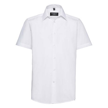 Skjorta Goodwin vit slim fit kort ärm