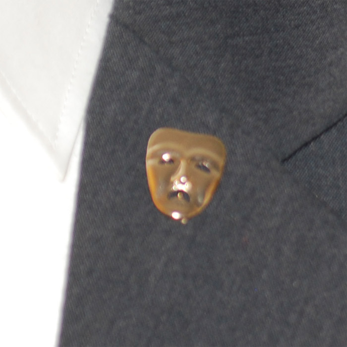 Kavajnål Teatermask