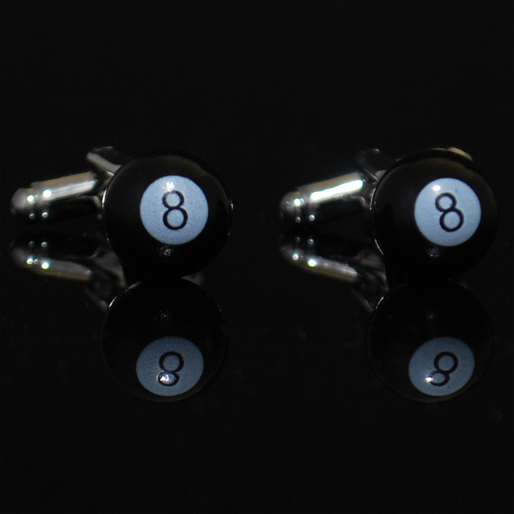 Manschettknappar Eight ball