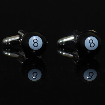 Manschettknappar Eight ball