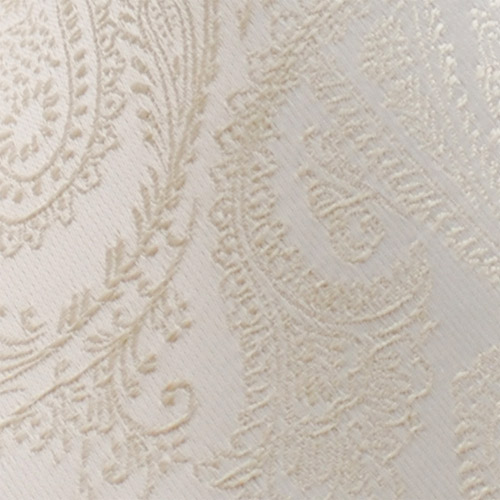 Färdigvikt bröstnäsduk Paisley Ivory - 3