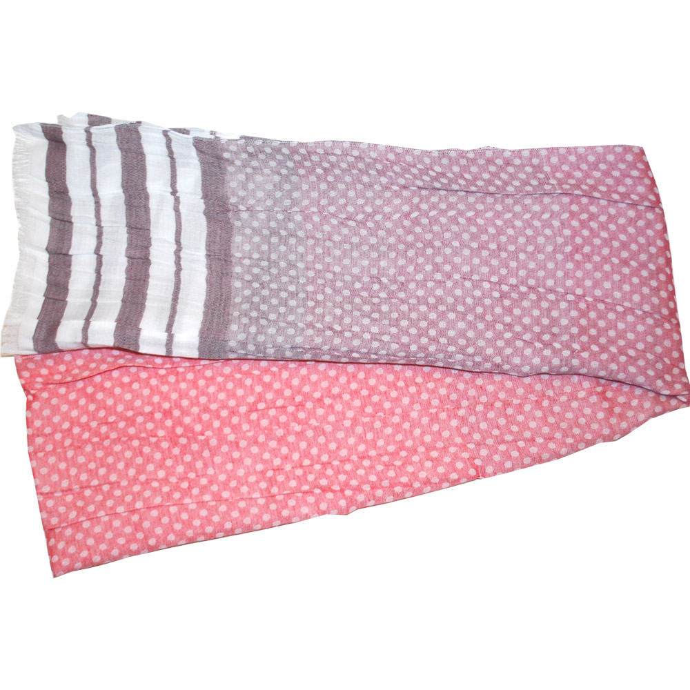 Scarf Napoli Summer Dots Red - 3