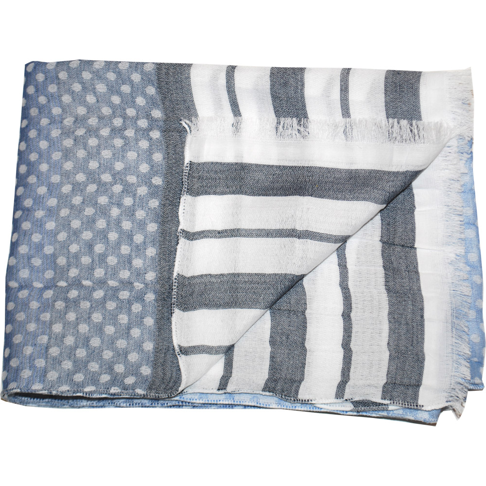 Scarf Napoli Summer Dots Blue - 2