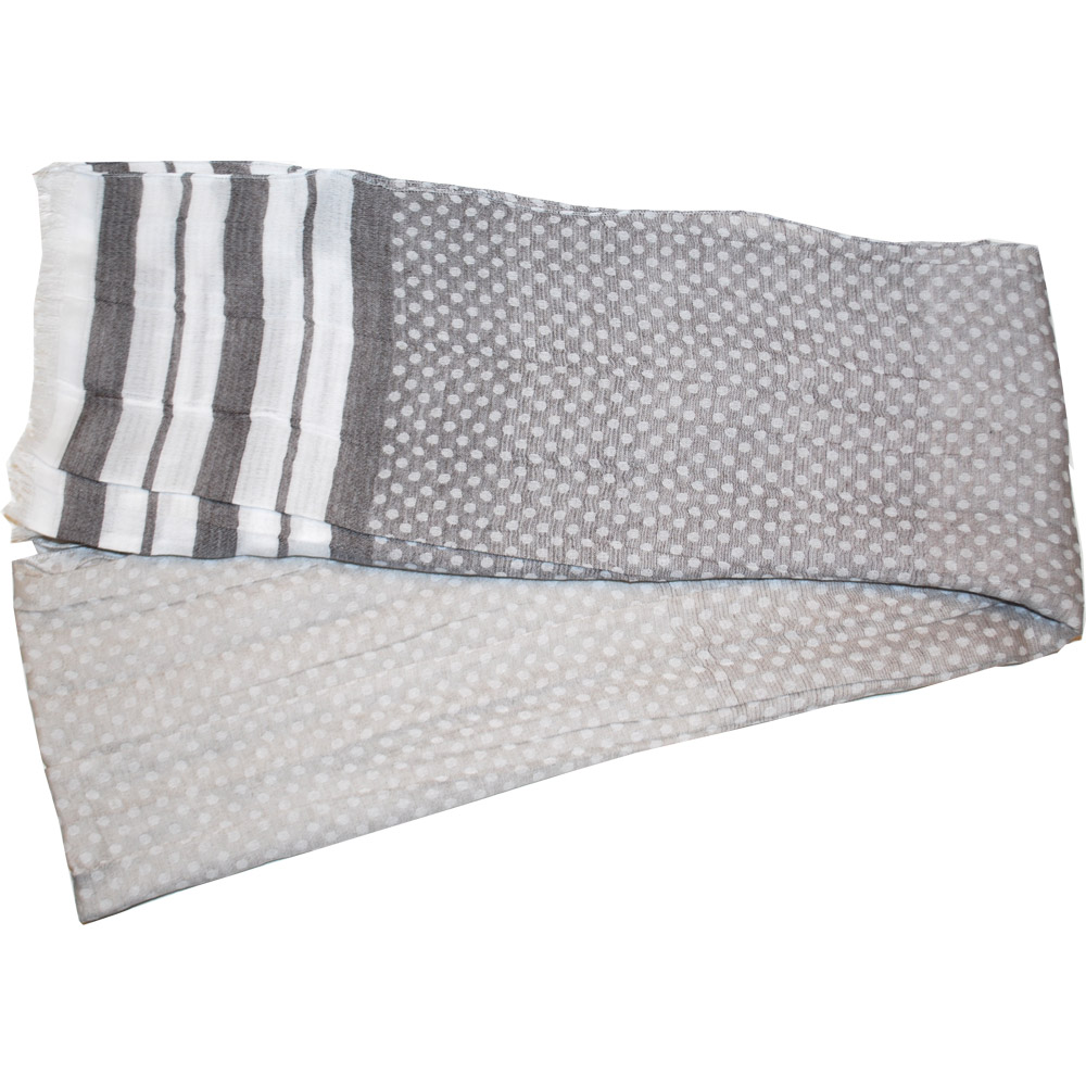 Scarf Napoli Summer Dots Brown - 3