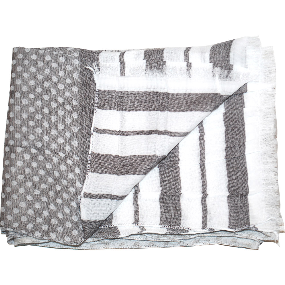 Scarf Napoli Summer Dots Brown - 2