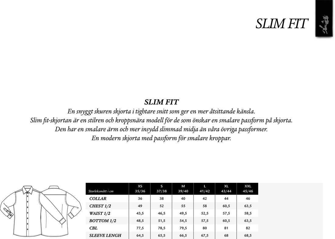 Skjorta 5745-99 Pure Cotton Slim Fit - 3