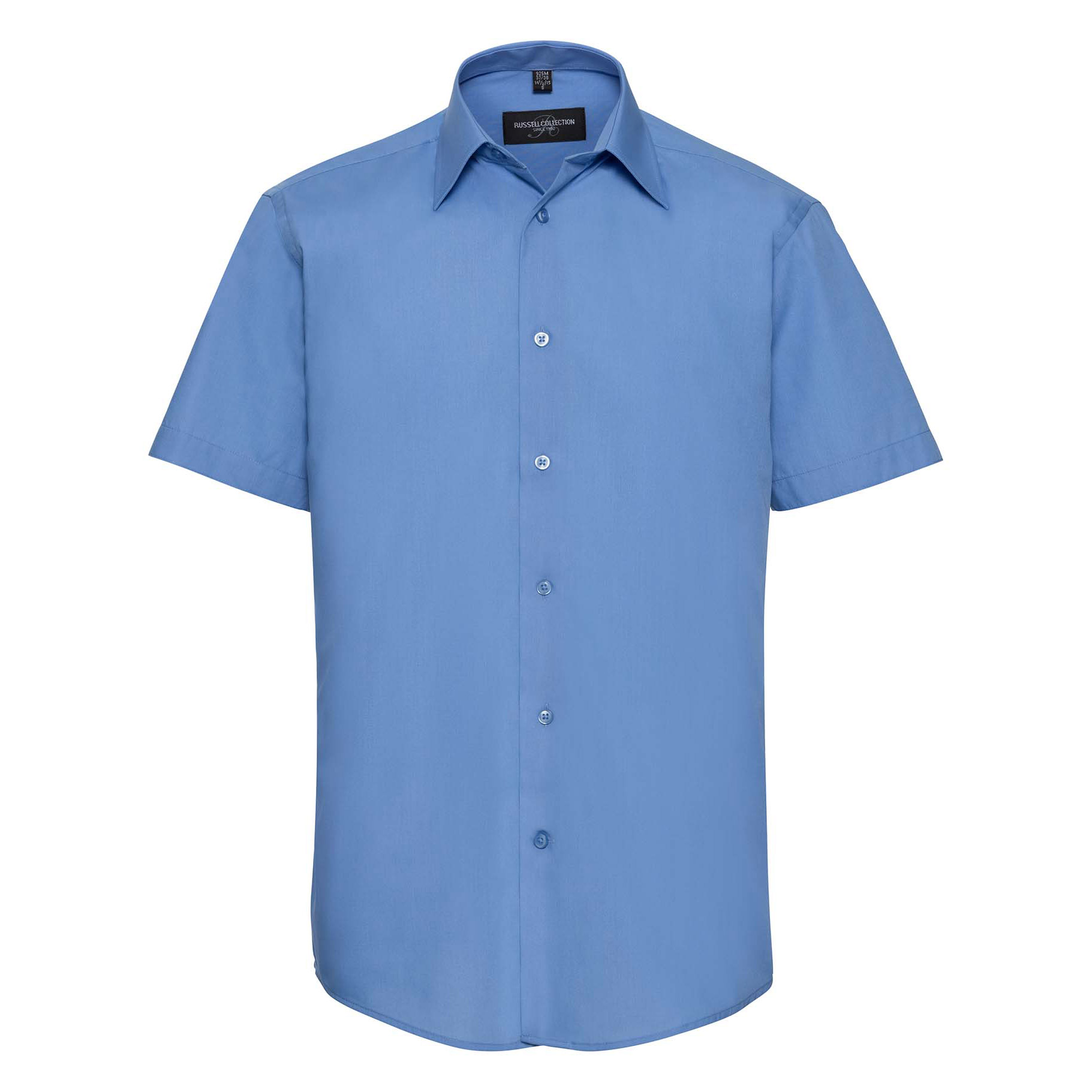 Skjorta Goodwin blå slim fit kort ärm