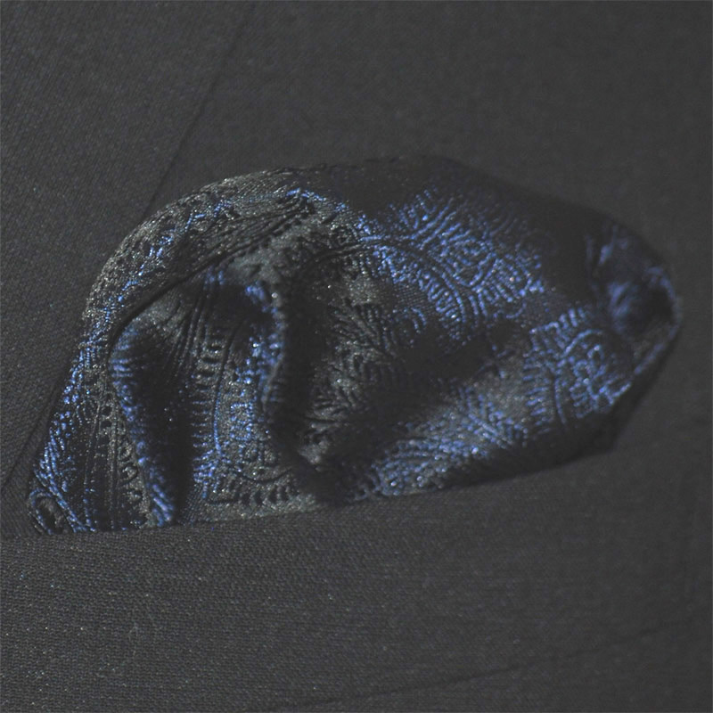Väst+slips Paisley Marin - 4