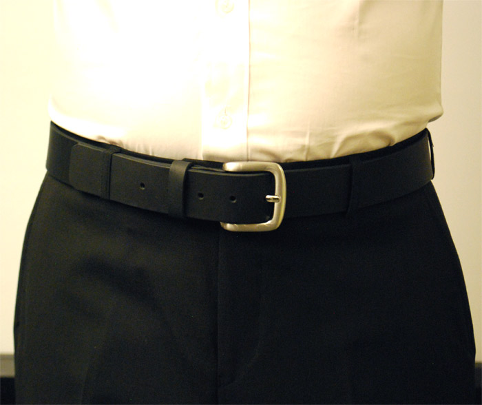 Läderbälte svart XL881 - 2