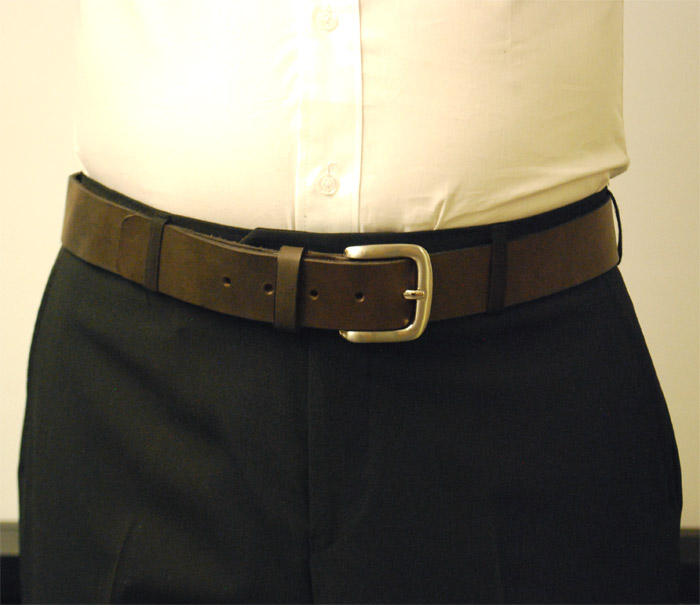 Läderbälte brun XL881B - 2