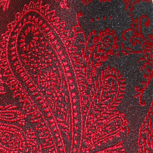 Slips 60 mm Paisley Röd - 2