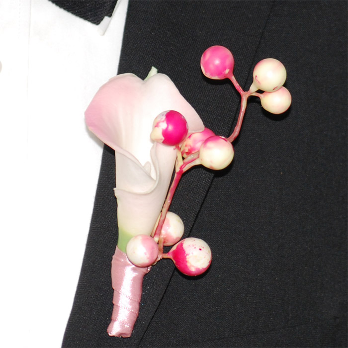 Corsage Lilja Rosa