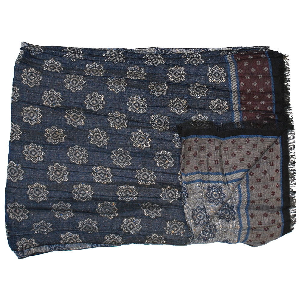 Scarf Napoli Flower BL - 2