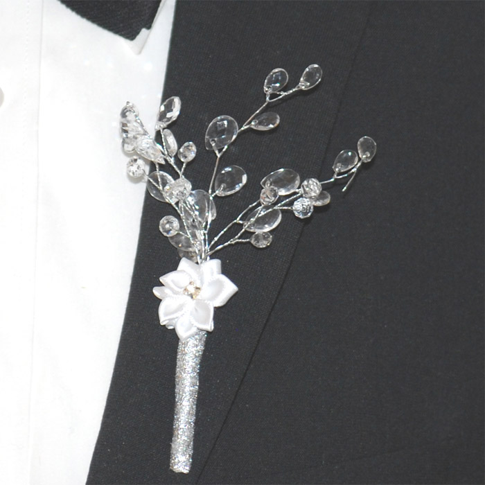 Corsage Blomma Kristall
