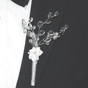 Corsage Blomma Kristall