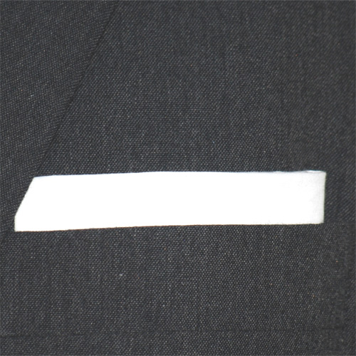 Bröstnäsduk bomull vit - 2
