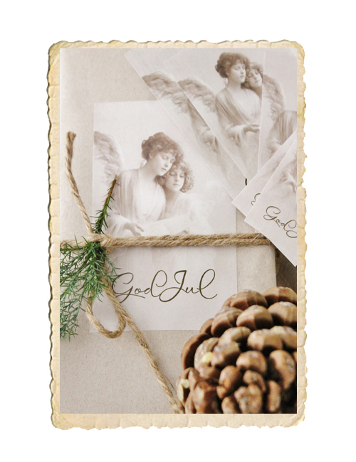 Set med fina God Jul klistermärken - 2