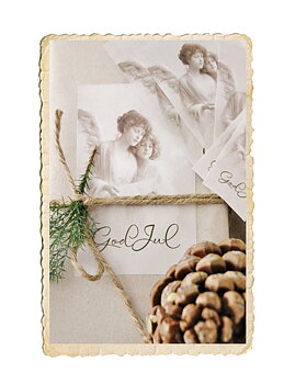 Set med fina God Jul klistermärken