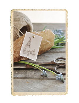 Mini påskbild, påskhare