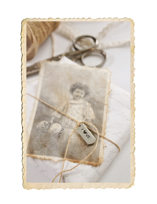 Love berlock, antik silver