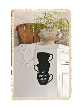Chalkboard sticker, koppar