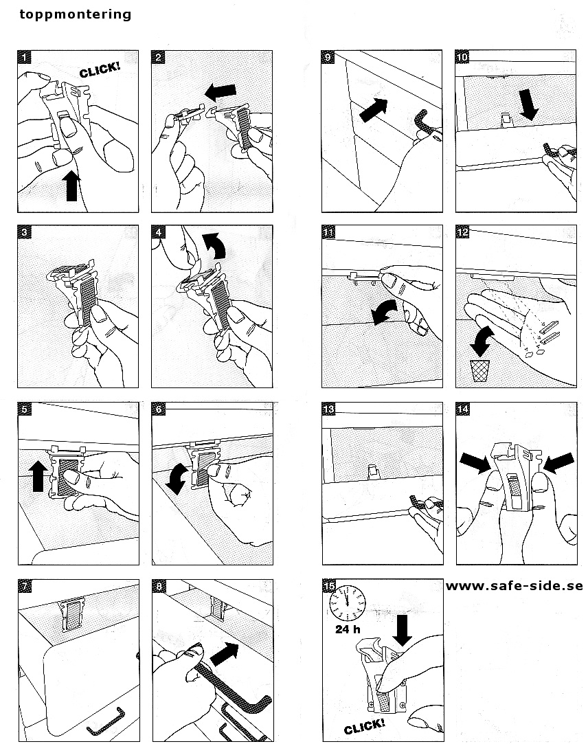 MAGNETLÅS SJÄLVHÄFT - 5
