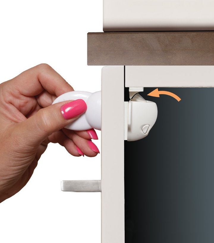 NYA SJÄLVHÄFTANDE MAG LOCK. 1 LÅS - 3