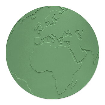 Underlägg Atlas Gröngrå