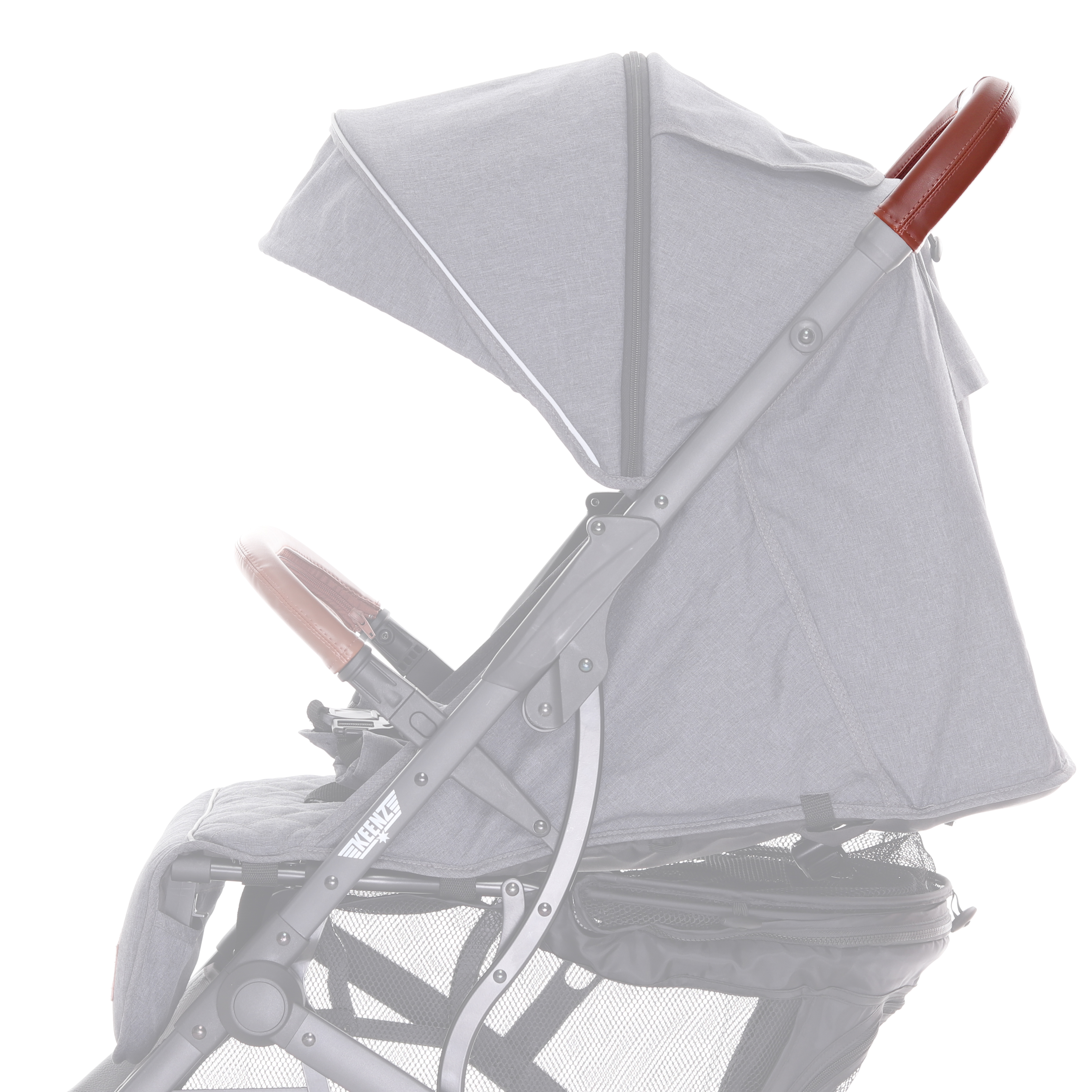 Keenz Air Plus och 2.0 Handtagsskydd i konstläder Brunt