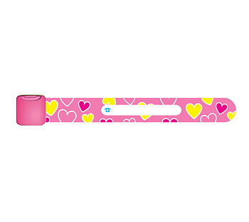 Infoband Rosa Hjärtan