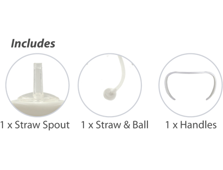 Cherub Baby Straw Cup Adaptor Pack (Wideneck)  - 2