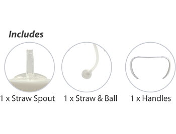 Cherub Baby Straw Cup Adaptor Pack (Wideneck) 