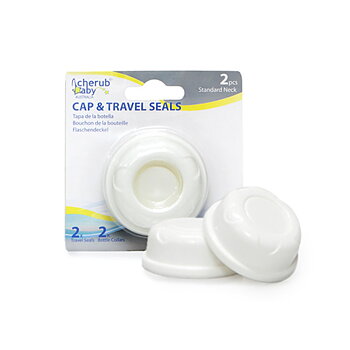 Cherub Baby Wide Neck Travel Caps