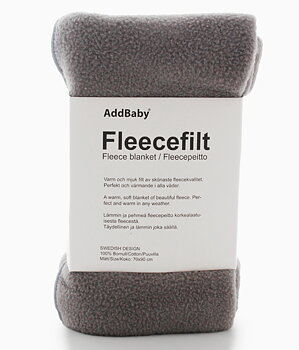 Fleecefilt AddBaby® Grå
