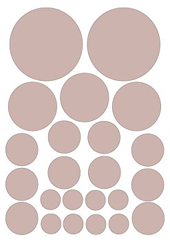 Stickyfront Misty dots