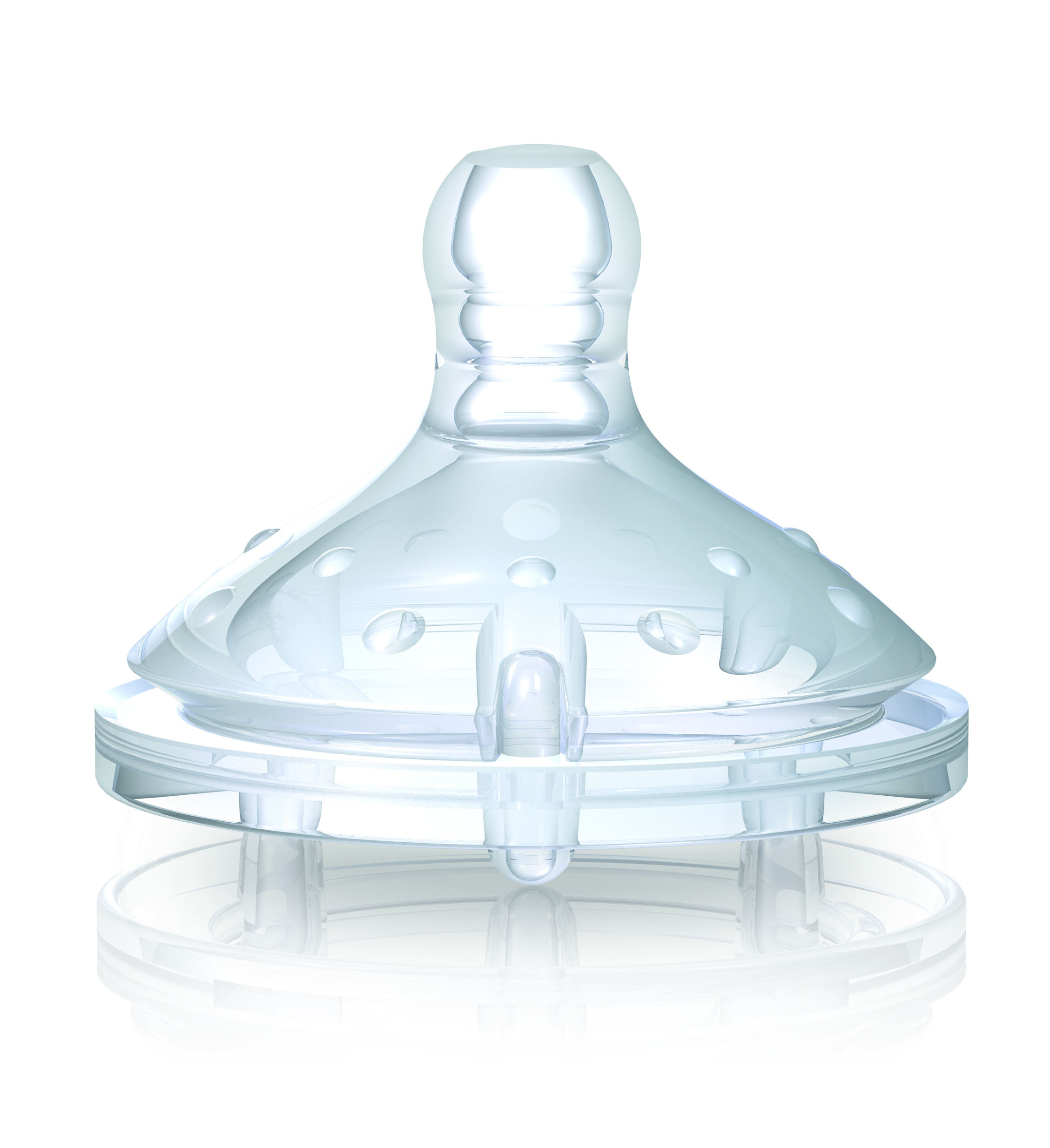Nûby 1-2-3 flow replacement nipple 2p
