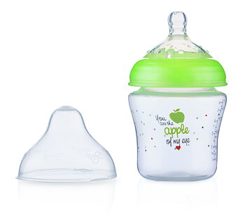 Nûby Nappflaska Little Moments 180 ml 0m+ Green