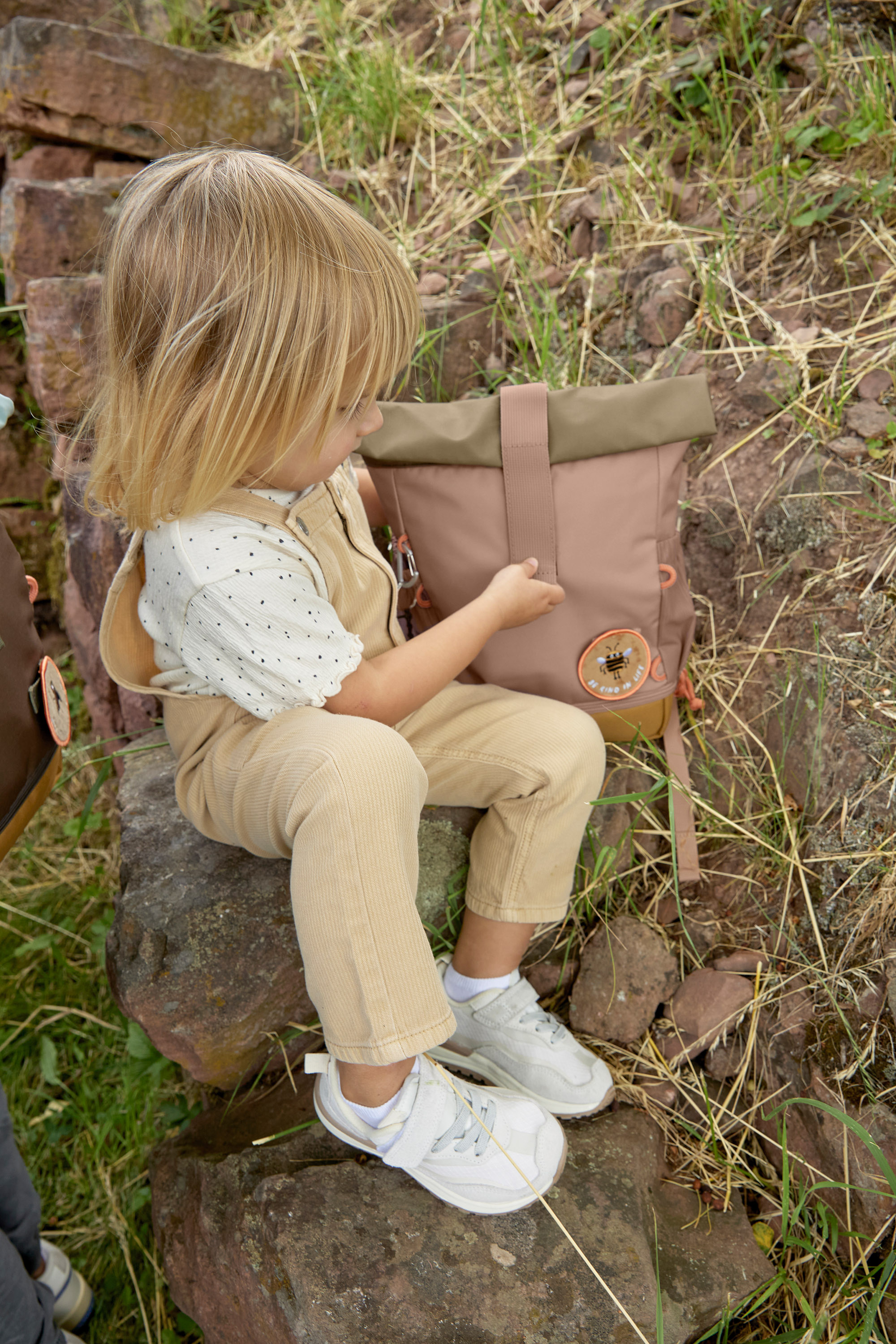 Lässig Mini Rolltop Backpack Nature hazelnut - 9
