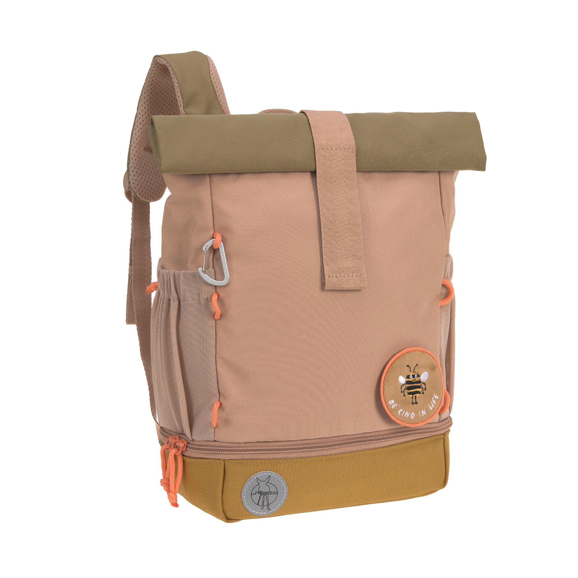 Lässig Mini Rolltop Backpack Nature hazelnut