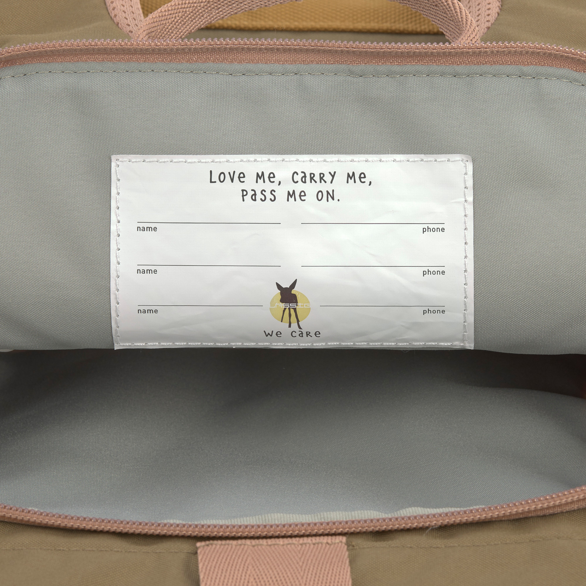 Lässig Mini Rolltop Backpack Nature hazelnut - 12